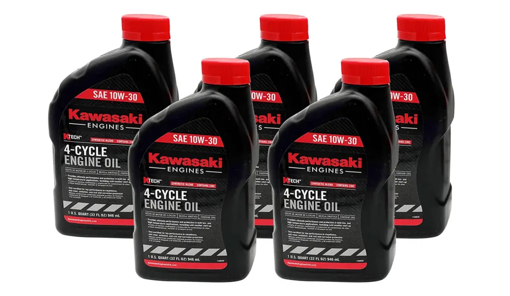 Kawasaki lawn mower engine oil