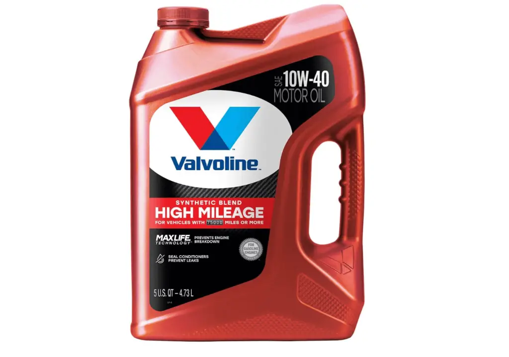 Valvoline High Mileage SAE 10W-40 Motor Oil