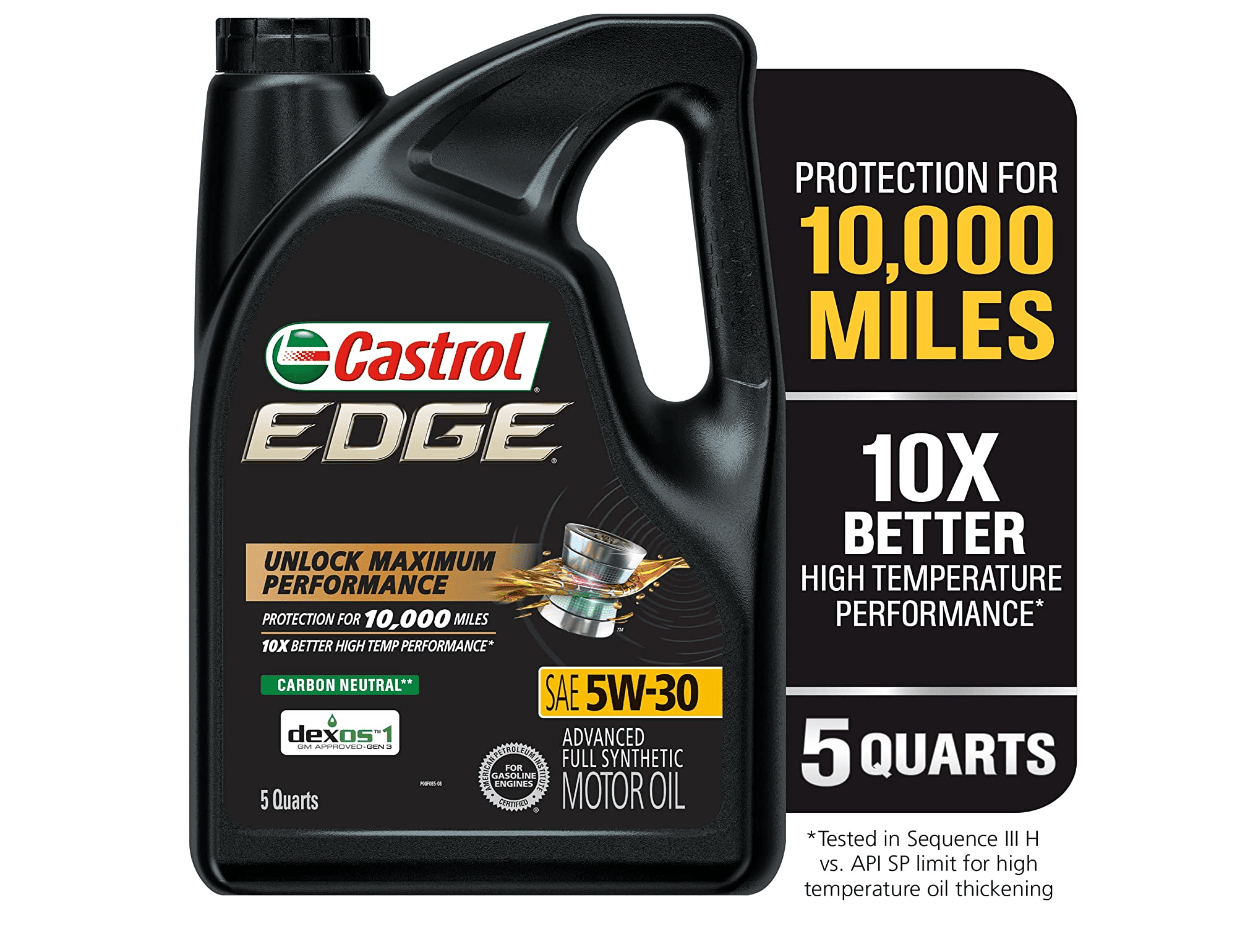 Castrol Edge High Mileage Full Synthetic Motor Oil