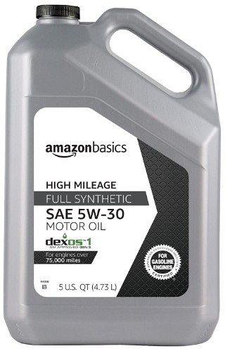 Amazon Basics High Mileage Motor Oil