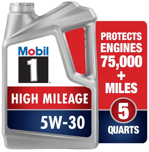 Mobil 1 High Mileage Full Synthetic Motor Oil