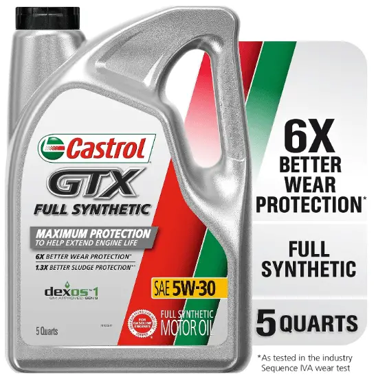 Castrol 15e6de Gtx Full Synthetic Motor Oil